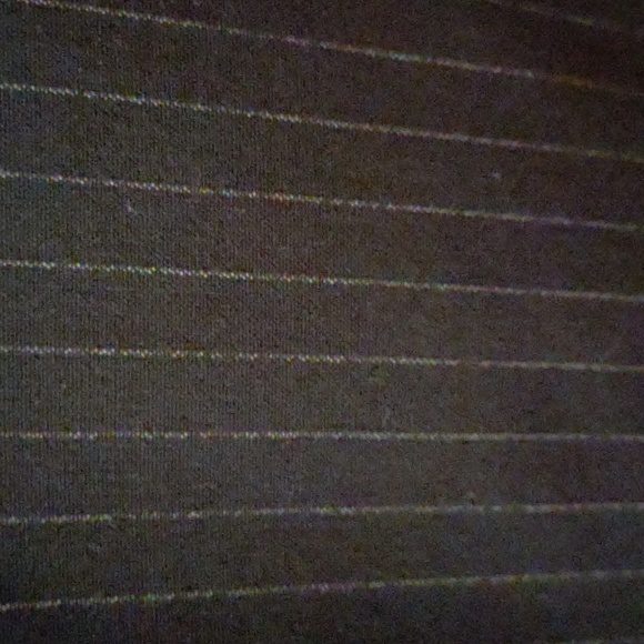 Women's pinstriped navy Tahari ASL suit blazer w/ 2 x pants size 6 - Picture 3 of 14